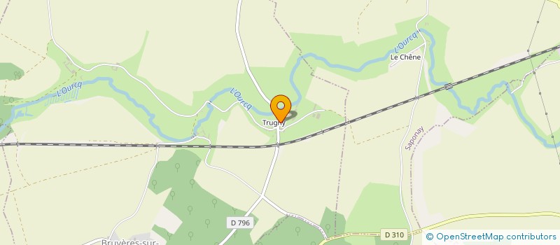 localisation de l'entreprise SCI DE LA SOURIS  BRUYERES-SUR-FERE