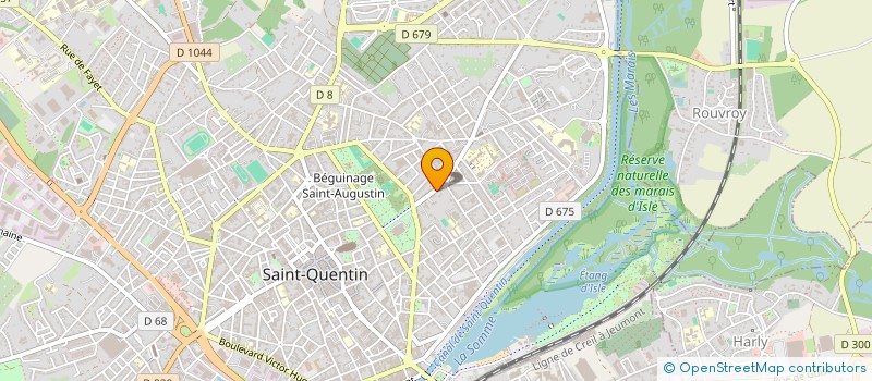 localisation de l'entreprise SCI DE LA SOUS PREFECTURE à SAINT-QUENTIN