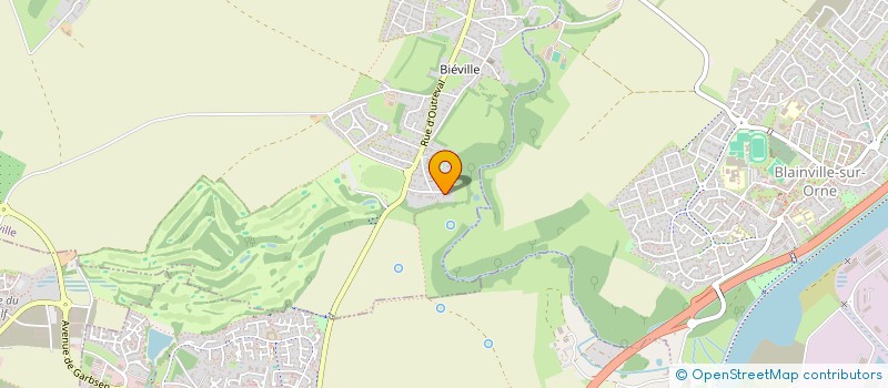 localisation de l'entreprise SCI DE LA SPHERE  BIEVILLE-BEUVILLE