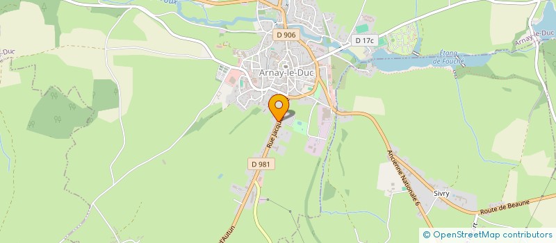 localisation de l'entreprise SCI DE LA STATION  ARNAY-LE-DUC