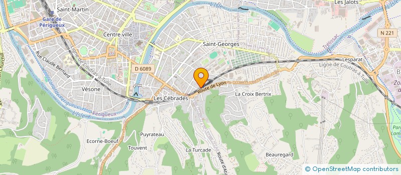 localisation de l'entreprise SCI DE LA STATION à PERIGUEUX
