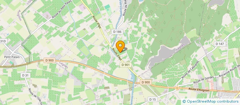 localisation de l'entreprise SCI DE LA SUDRE  LAGNES