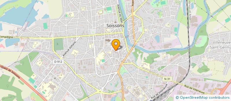 localisation de l'entreprise SCI DE LA SURCHETTE à SOISSONS