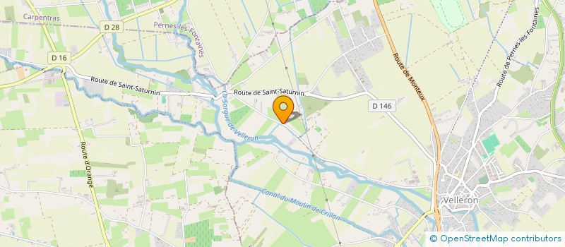 localisation de l'entreprise SCI DE LA SYLVESTRE  VELLERON