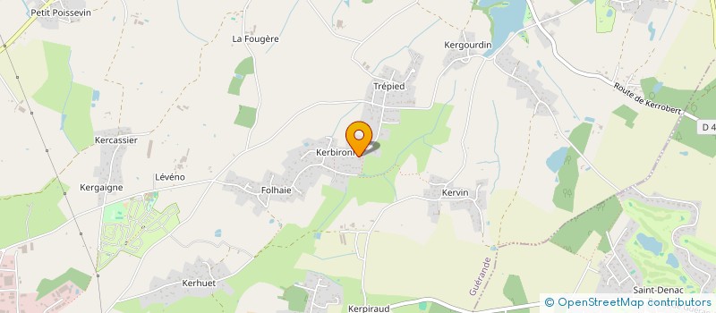 localisation de l'entreprise SCI DE LA SYMBIOSE  GUERANDE