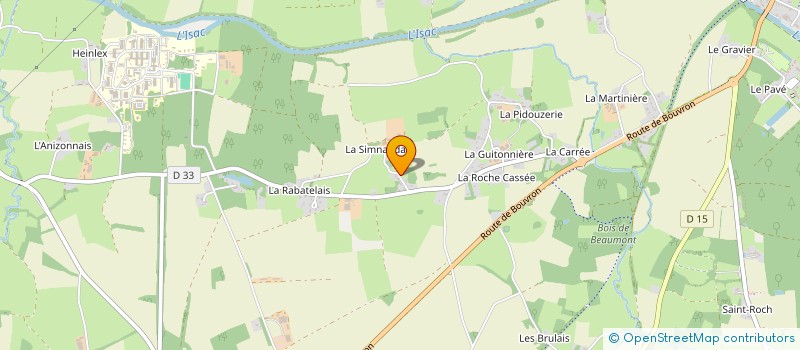 localisation de l'entreprise SCI DE LA SYME  BLAIN