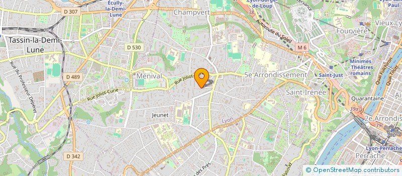 localisation de l'entreprise SCI DE LA TAILLAZ  LYON