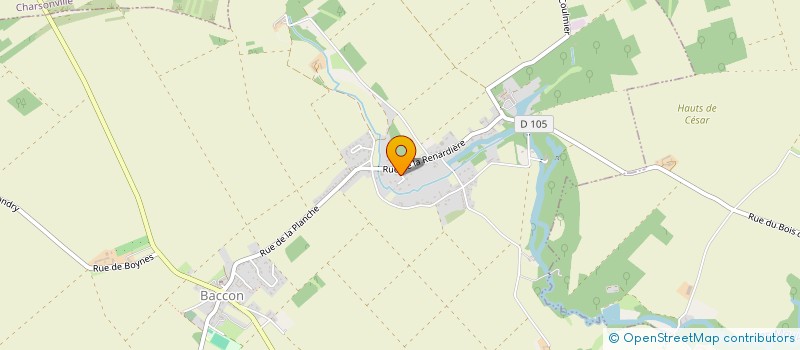 localisation de l'entreprise SCI DE LA TAILLE à BACCON