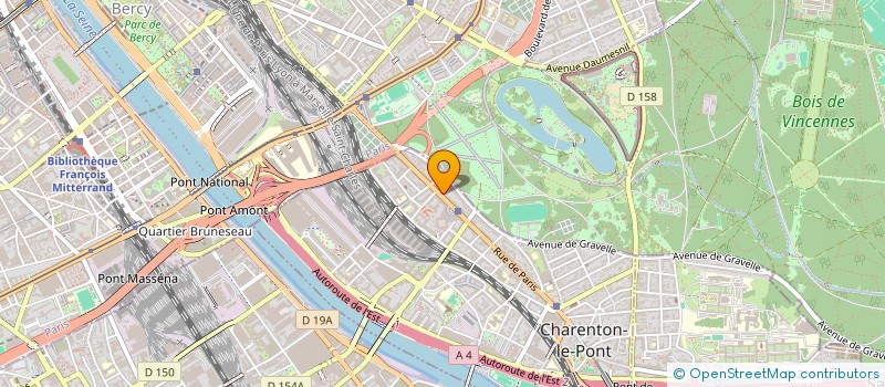 localisation de l'entreprise SCI DE LA TAILLE  CHARENTON-LE-PONT