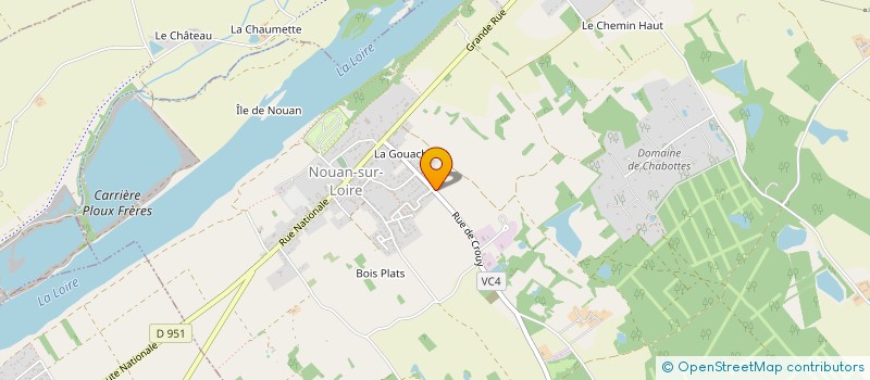 localisation de l'entreprise SCI DE LA TAILLE DE BOUIN  SAINT-LAURENT-NOUAN