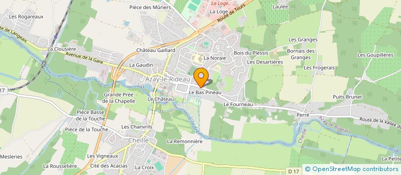 localisation de l'entreprise SCI DE LA TAILLE DES CAVES à AZAY LE RIDEAU