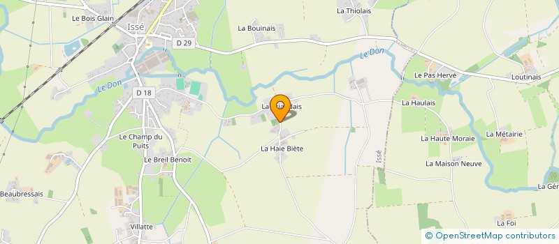 localisation de l'entreprise SCI DE LA TANALOTE  ISSE