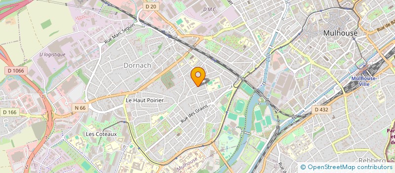 localisation de l'entreprise SCI DE LA TANIERE  MULHOUSE