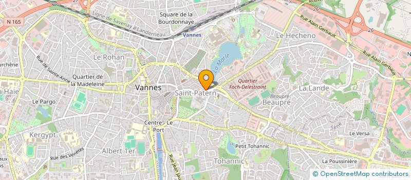 localisation de l'entreprise SCI DE LA TANNERIE à VANNES