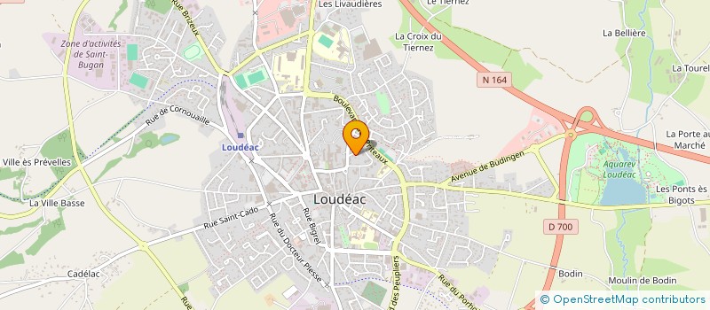 localisation de l'entreprise SCI DE LA TANNERIE à LOUDEAC