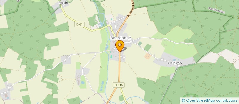 localisation de l'entreprise SCI DE LA TANNERIE  BOURDONNE