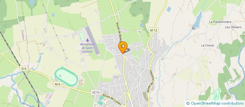 localisation de l'entreprise SCI DE LA TAOULEJADO  SAINT-GALMIER