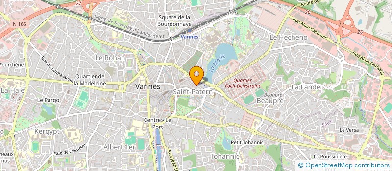 localisation de l'entreprise SCI DE LA TAUPE à VANNES