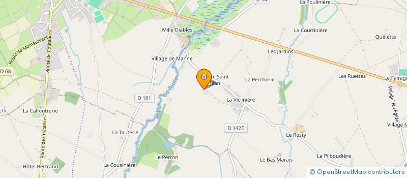 localisation de l'entreprise SCI DE LA TAUTE  SAINT MARTIN D'AUBIGNY