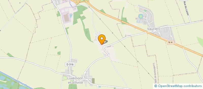 localisation de l'entreprise SCI DE LA TAVERNE DES INDES  LUXEMONT-ET-VILLOTTE