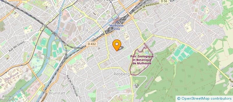 localisation de l'entreprise SCI DE LA TCHADE  MULHOUSE