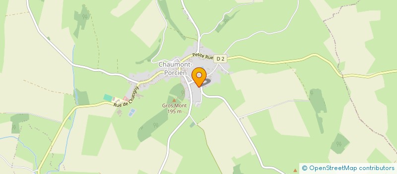 localisation de l'entreprise SCI DE LA TEAM  CHAUMONT-PORCIEN