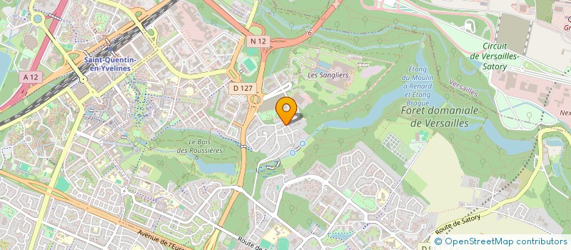 localisation de l'entreprise SCI DE LA TERRASSE  GUYANCOURT