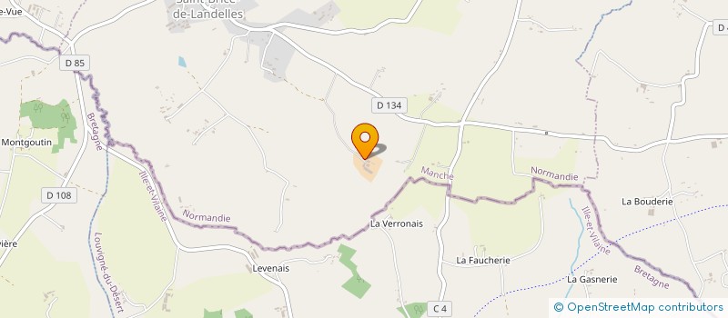 localisation de l'entreprise SCI DE LA TERRE  SAINT-BRICE-DE-LANDELLES