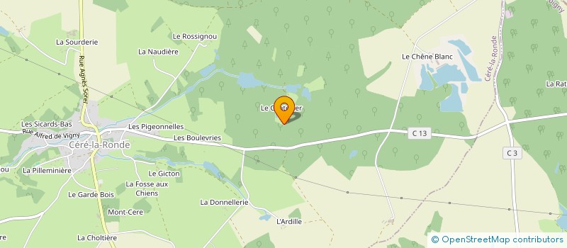 localisation de l'entreprise SCI DE LA TERRE DE LESTANG à ORBIGNY