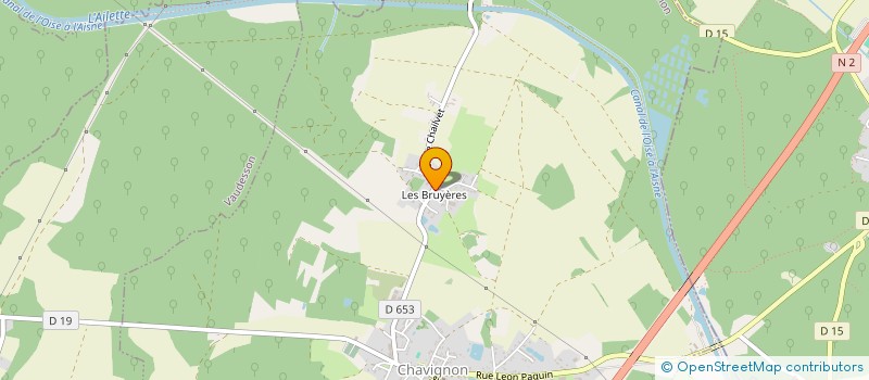 localisation de l'entreprise SCI DE LA TERRIERE  CHAVIGNON