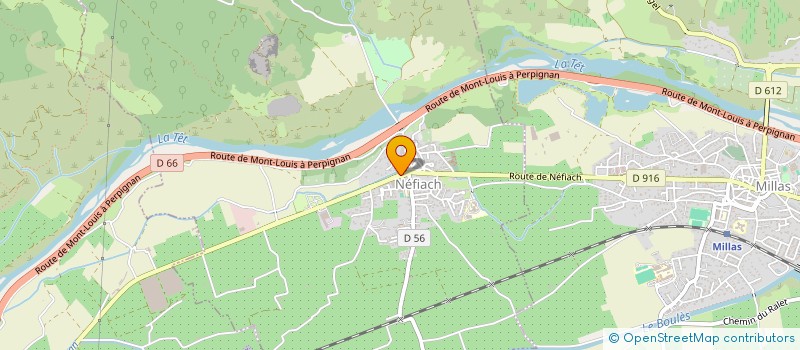 localisation de l'entreprise SCI DE LA TET  SAINT-FELIU-D'AVALL