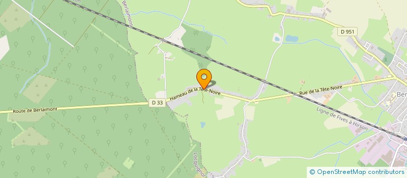 localisation de l'entreprise SCI DE LA TETE NOIRE GOMEZ  BERLAIMONT