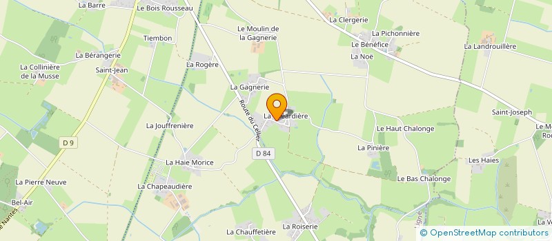 localisation de l'entreprise SCI DE LA THEARDIERE  LIGNE