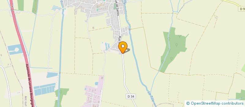 localisation de l'entreprise SCI DE LA TILLE  ARC-SUR-TILLE