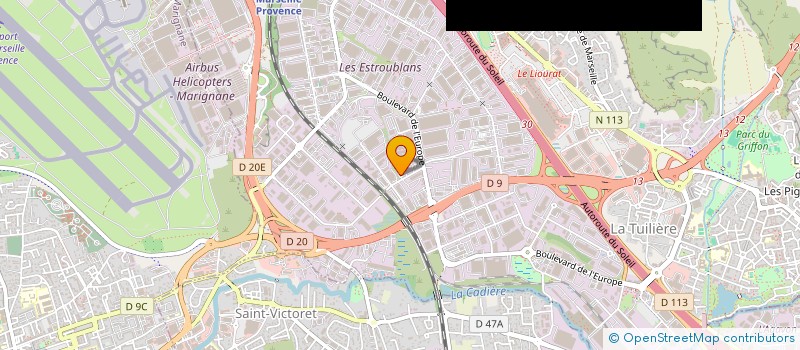 localisation de l'entreprise SCI DE LA TIRE à VITROLLES