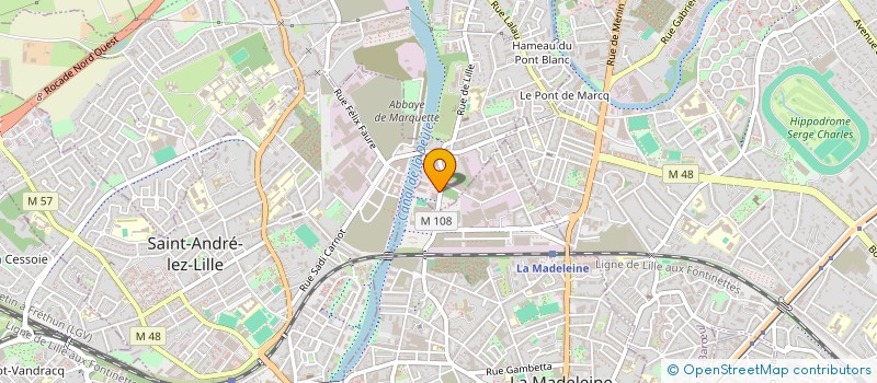 localisation de l'entreprise SCI DE LA TOISON D'OR  MARQUETTE-LEZ-LILLE