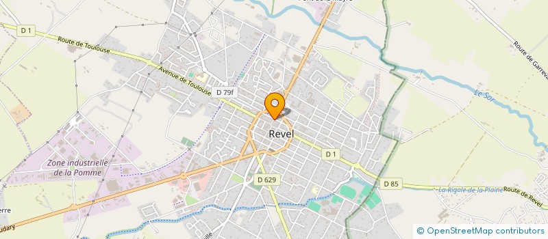 localisation de l'entreprise SCI DE LA TOSCANE  REVEL