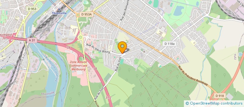 localisation de l'entreprise SCI DE LA TOSCANE  YUTZ