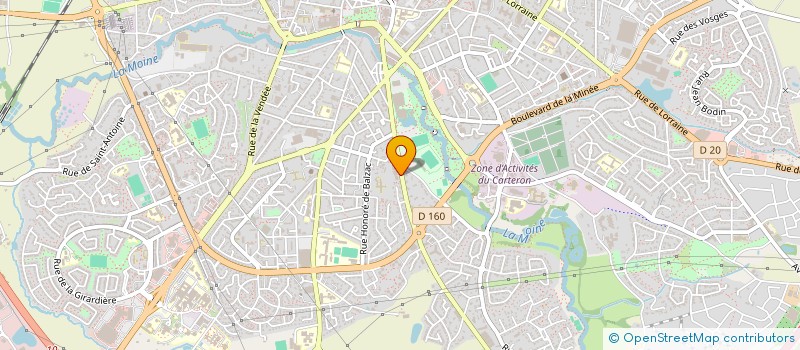 localisation de l'entreprise SCI DE LA TOUCHE AUBERT à CHOLET