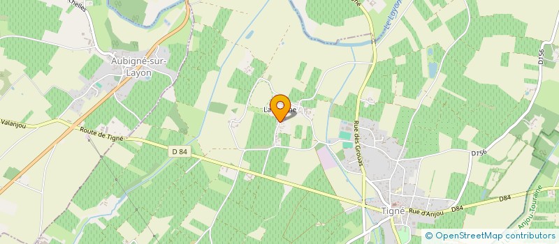 localisation de l'entreprise SCI DE LA TOUCHE BLANCHE  TERRANJOU