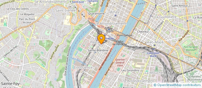 localisation de l'entreprise SCI DE LA TOUR  LYON