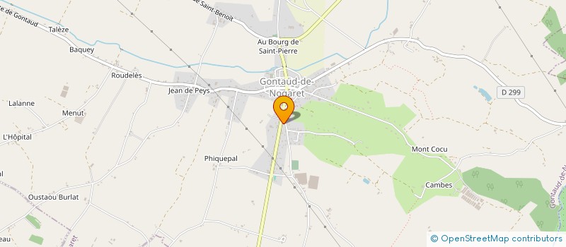 localisation de l'entreprise SCI DE LA TOUR à GONTAUD-DE-NOGARET