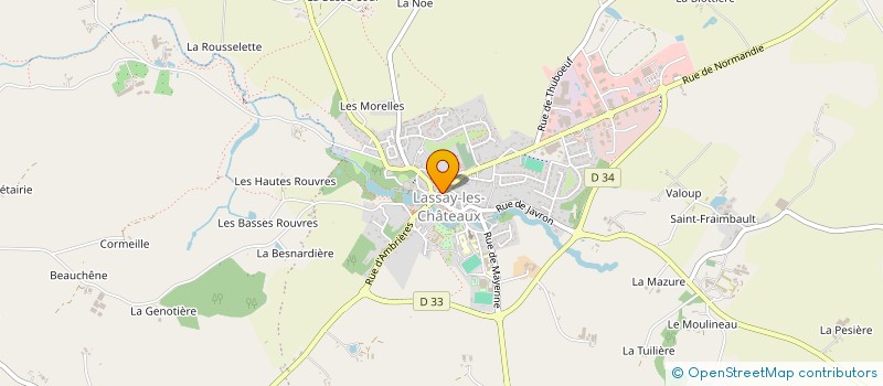 localisation de l'entreprise SCI DE LA TOUR  LASSAY-LES-CHATEAUX