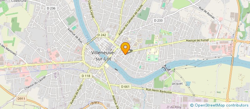 localisation de l'entreprise SCI DE LA TOUR à VILLENEUVE-SUR-LOT