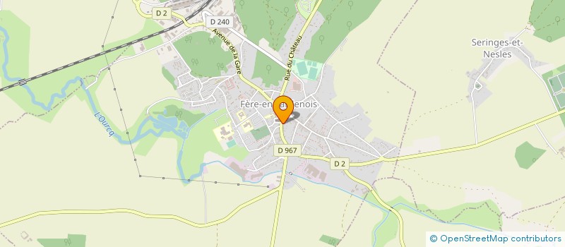 localisation de l'entreprise SCI DE LA TOUR  FERE-EN-TARDENOIS