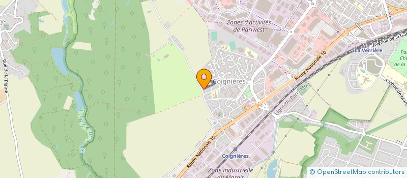 localisation de l'entreprise SCI DE LA TOUR à COIGNIERES