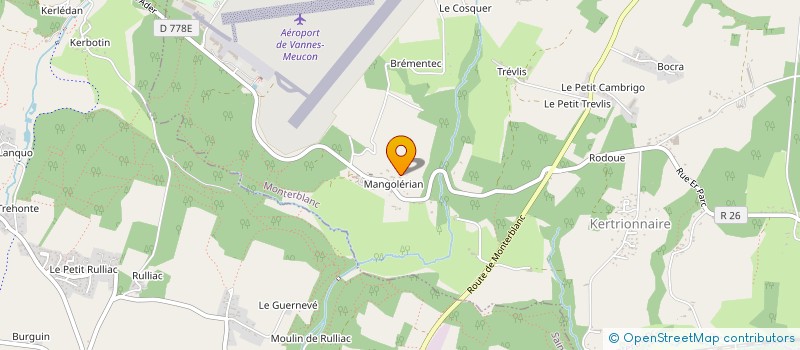 localisation de l'entreprise SCI DE LA TOUR  MONTERBLANC