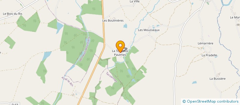 localisation de l'entreprise SCI DE LA TOUR  VERNEUIL-MOUSTIERS