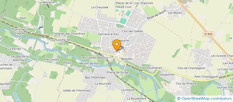 localisation de l'entreprise SCI DE LA TOUR  ESVRES