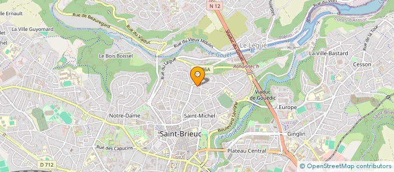 localisation de l'entreprise SCI DE LA TOUR à SAINT-BRIEUC